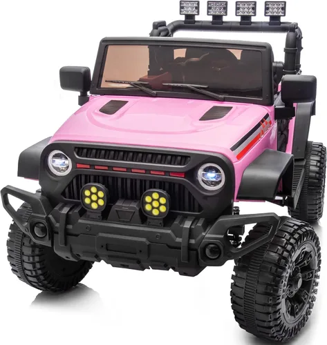 Vista 18 de Auto de juguete de 24 V, vehículo eléctrico para niños de 24 voltios con control remoto, 3 velocidades, color negro