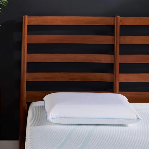 Vista 4 de Tempur-Pedic TEMPUR-Adapt + Cooling - Cubrecolchón King de 3 pulgadas y almohada de enfriamiento doble TEMPUR-Cloud Breeze Tamaño King