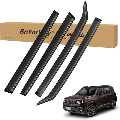 Vista 64 de Deflectores de Ventana y Protectores de Lluvia para Jeep Cherokee 2014 2015 2016 2017 2018 2019 2020 2021 2022 2023 Accesorios, para Deflectores