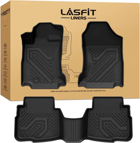 Vista 59 de LASFIT Alfombrillas de carga y respaldo de automóvil, aptas para todo tipo de clima, elastómero termoplástico de ajuste personalizado, fácil