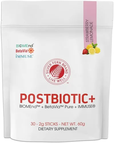 Vista 5 de Silver Fern Brand Postbiotic+ - Suplemento postbiótico con BIOMend™, BetaVia™ e Immuse® - Apoya el equilibrio del microbioma intestinal
