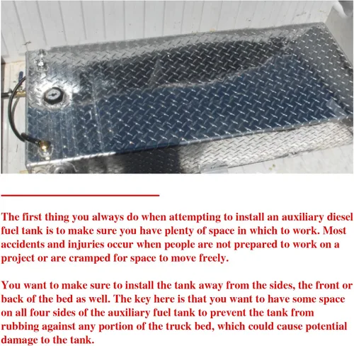 Vista 4 de Kit de instalación diésel de 1 1/2 pulgadas, kit de instalación de tanque auxiliar diésel compatible con tanque de combustible auxiliar alimentado