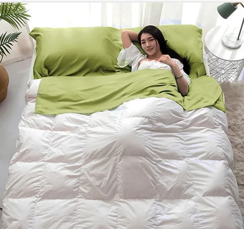 Vista 6 de Saco de dormir ligero compacto saco de dormir portátil limpio hoja de viaje camping cama para mochileros hotel senderismo