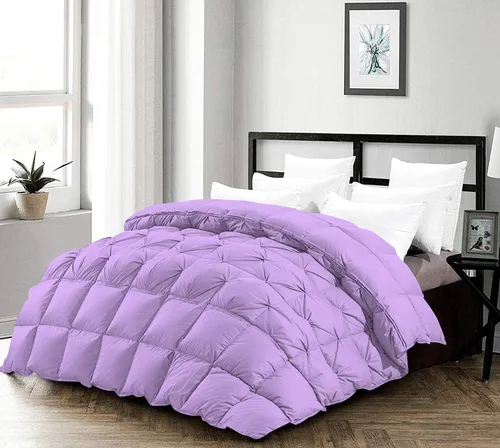 Vista 13 de 1 edredón plisado 100% algodón egipcio de 600 hilos, relleno de algodón suave de 500 GSM, 2 estilos, con costuras en caja y relleno de alfiler