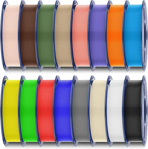 Vista 21 de SUNLU Filamento PETG 2.0, filamento de impresora 3D, color blanco hueso 2.2 lbs Bone White