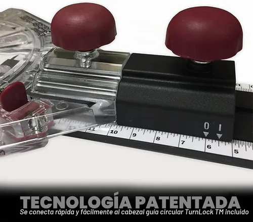 Vista 5 de Milescraft 1219 Kit de guía circular - Plantilla de corte circular de router de precisión para cortar/enrutar círculos desde 1.5" hasta 52" con base