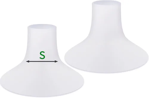 Vista 10 de Insertos de brida de silicona de 15 mm Compatibles con Elvie Stride para Lansinoh para Medela para Spectra para eufy para Momcozy S9 S12 M5 M9