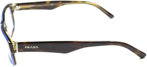 Vista 3 de Prada PR16MV ZXH1O1 - Lentes de mezclilla de tortuga de 2.087in, Carey