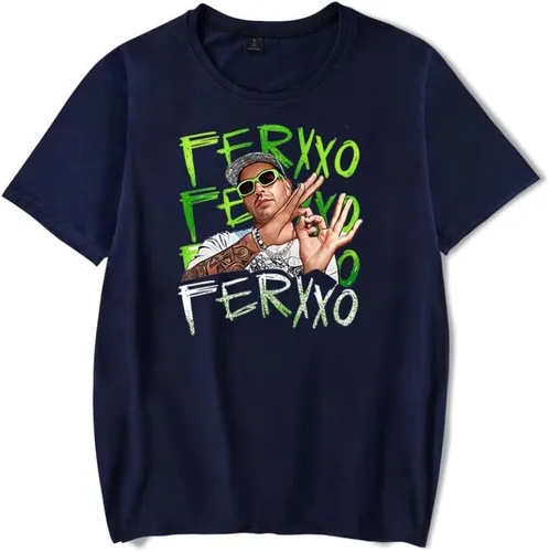 Feid Ferxxo - Camiseta de manga corta unisex con cuello redondo para verano, rapero Y2k