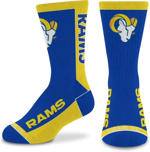 Vista 33 de For Bare Feet NFL - Calcetines unisex para niños de la NFL Mvp Crew