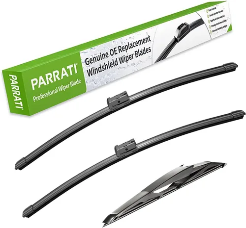 Vista 22 de PARRATI® - Limpiaparabrisas de repuesto de alto rendimiento con escobillas para parte trasera, para Jeep Wrangler 2007-2017 y Wrangler JK 2018