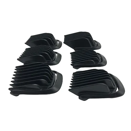 Vista 4 de Trimmer Juego de 6 piezas de repuesto (solo para cuchilla T extra ancha de 1.614 in) peine guía de corte de pelo para Philips Norelco Multigroom