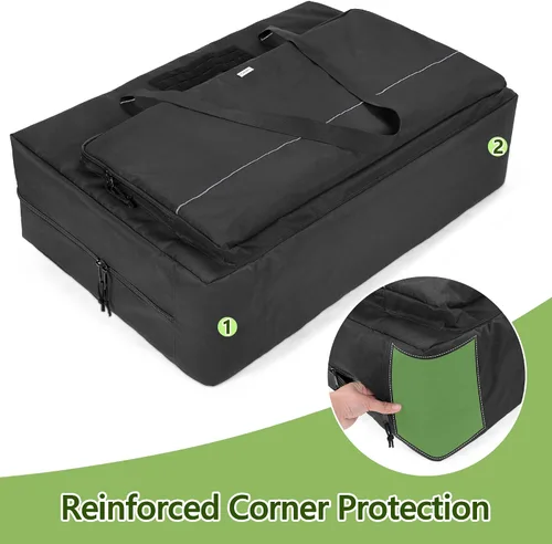 Vista 4 de GOBUROS Funda de transporte para tablero de Cornhole de 3 pies x 2 pies