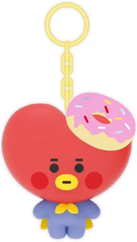BT21 Llavero con forma de postre y figura de cariño