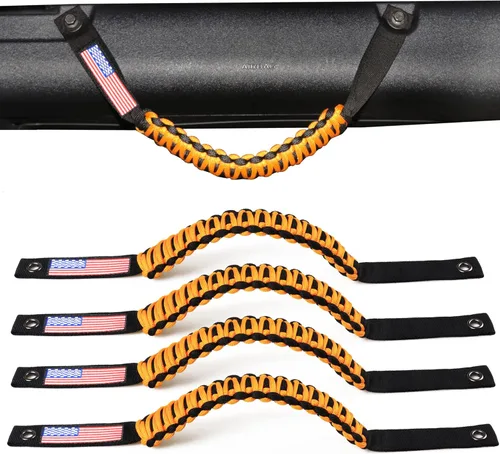 Vista 27 de Asas de agarre de barra antivuelco para Ford Bronco 2021 2022 2023 2024 2025 2 accesorios de 2 puertas y 4 puertas, mango de agarre de paracaídas