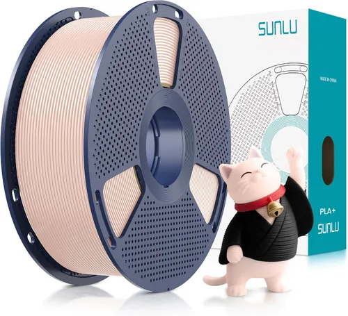 Vista 38 de SUNLU - Filamento PLA Plus 1.75mm Negro 1KG, Filamento para impresora 3D enrollado cuidadosamente 1.75mm, PLA+ 1000g, precisión dimensional de +