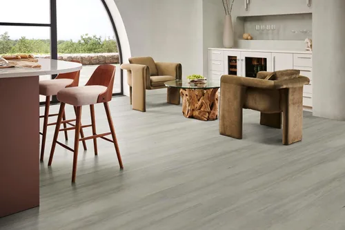 Vista 54 de MSI McKenna 7 pulg. x 48 pulg. Piso de vinilo de lujo, losetas de núcleo rígido, baldosa LVT, LVT impermeable, acabado de veta de madera, marrón