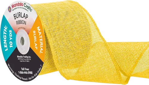 Vista 27 de Mandala Crafts Cinta de arpillera rosa con alambre de 1 pulgada de ancho para manualidades, rollo de 10 yardas de cinta rústica de arpillera