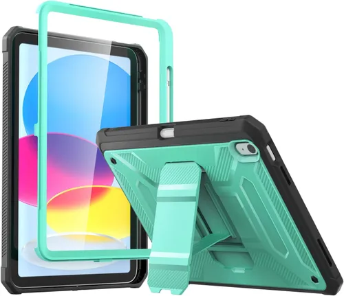 DICEKOO Funda para iPad de 11ª Generación de 11 pulgadas 2025 / iPad de 10ª Generación de 10.9 pulgadas, Resistente a Prueba de Golpes Funda