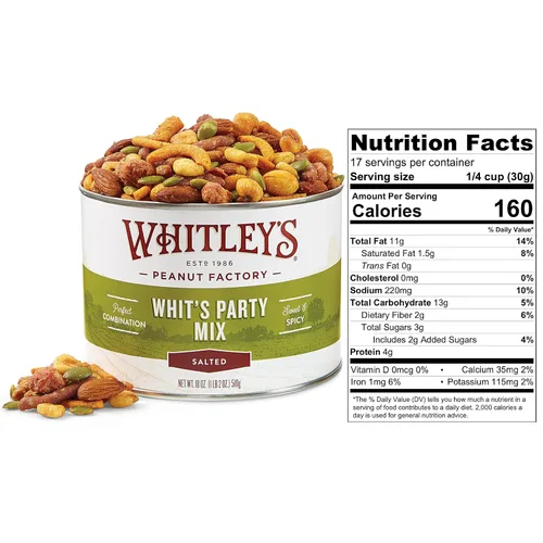 Vista 2 de Whitley del partido & Pub Mix 18 oz Estaño