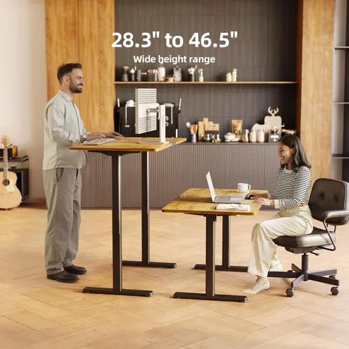 Vista 37 de INNOVAR Escritorio eléctrico de pie, escritorio de pie de altura ajustable, escritorio de pie de 40 x 24 pulgadas para computadora de oficina