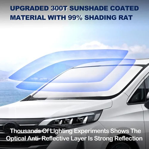 Vista 7 de Parasol para ventana de automóvil, ajuste personalizado, compatible con Ford Transit (ajuste personalizado) 2025 2024 2023 2022 2021 2020 2019 2018
