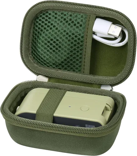 Vista 5 de khanka Estuche rígido de viaje compatible con la máquina etiquetadora MakeID, solo funda