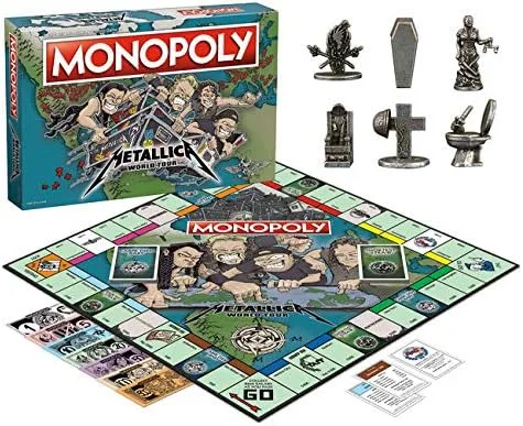 Vista 2 de Metallica Monopoly World Tour Edición Coleccionista