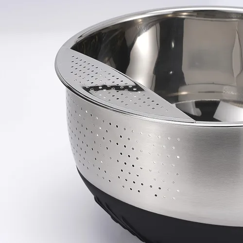Vista 7 de Coladores y coladores de cocina de acero inoxidable con rallador de queso