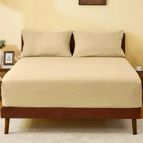 Vista 12 de GOKOTTA - Sábana bajera individual de bolsillo profundo, tamaño individual, de 15 pulgadas, con correas elásticas en las esquinas - Microfibra