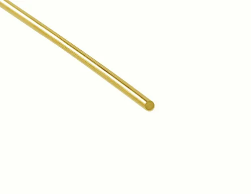 Vista 5 de Alambre de oro amarillo macizo de 14 quilates de calibre 19, medio duro, redondo de 1 pie por CRAFT WIRE