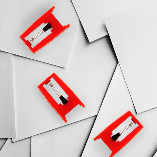 Vista 3 de 3 piezas de aguja para tocadiscos, aguja de reemplazo para tocadiscos de larga duración, aguja de repuesto de diamante para tocadiscos de vinilo