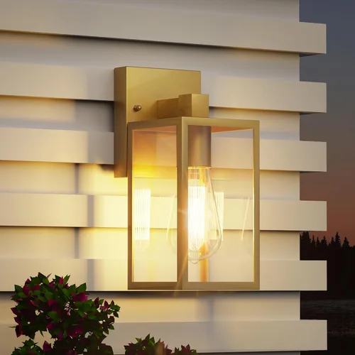 Vista 9 de WIHTU Luces al Aire Libre para Casa, Accesorios de Luz LED para Porche Exterior, Luz de Pared al Aire Libre Impermeable, Apliques de Luz para Patio