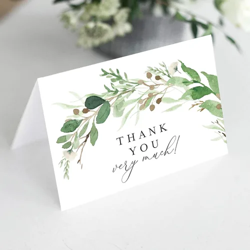 Vista 2 de Bliss Collections Tarjetas de agradecimiento con sobres, tarjetas de agradecimiento para todas las ocasiones para bodas, despedidas de soltera, baby