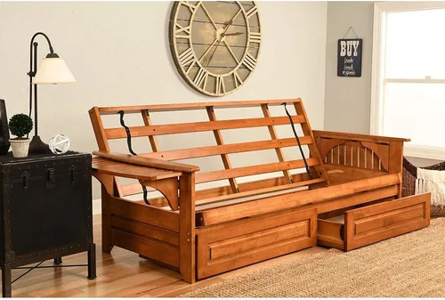 Vista 2 de Kodiak Furniture Phoenix - Juego de futón, tamaño completo, Barbados