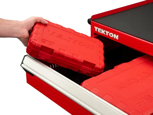 Vista 4 de TEKTON Juego de dados de impacto de 6 puntos profundos de 3/8 pulgadas, 19 piezas (0.236-0.945 in) - Estuche SID91303