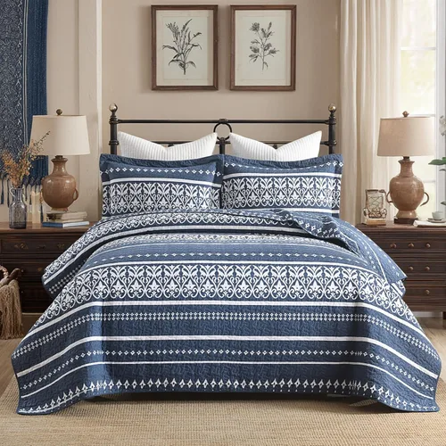 Vista 13 de Juego de Ropa de Cama Boho Tamaño Queen - 100% Algodón Gris, Colcha Bohemia Ligera Tamaño Queen, Juego de Edredón de Cama Queen, Funda de Edredón