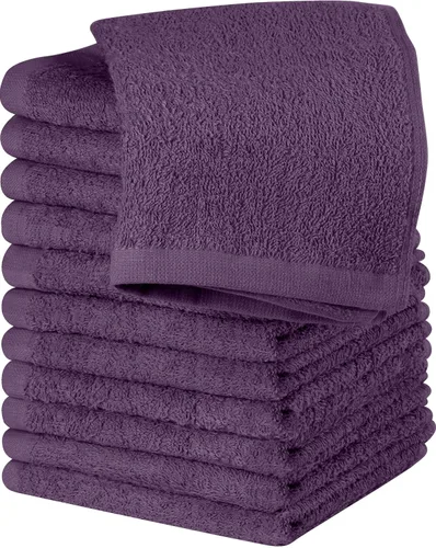 Vista 40 de Utopia Towels Juego de 60 paños de algodón – 100% algodón hilado en anillo, paños de franela de alta calidad, altamente absorbentes y suaves al Beige