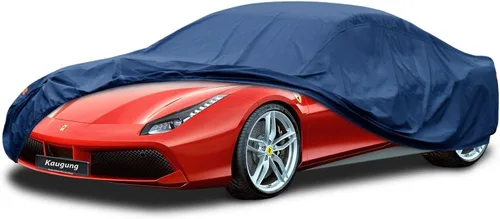 Vista 113 de Kaugung Funda impermeable pesada para automóvil, ajuste personalizado para Ford Mustang GT/Shelby/Cobra/Bullitt (1970-2025), cubierta exterior