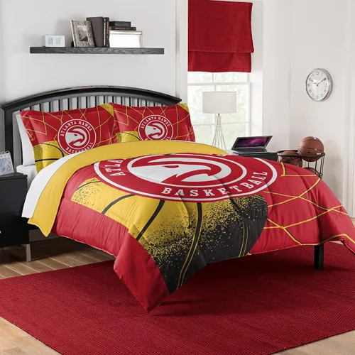 Vista 18 de Juego de edredón con licencia oficial de la NBA de Boston Celtics de Northwest – Ropa de cama con logotipo del equipo de la NBA – Juego de cama