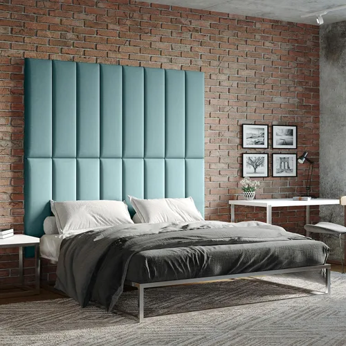 Vista 53 de Jaxx Panelist - Cabecero acolchado moderno, juego de 4 paneles para montar en la pared (cada uno de 11.25 x 30 pulgadas), tamaño Queen