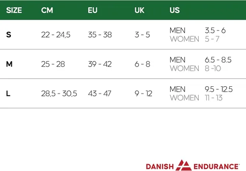 Vista 5 de DANISH ENDURANCE Paquete de 3 calcetines de correr para largas distancias cuarto de baño hombres y mujeres