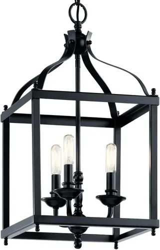 Vista 3 de KICHLER Larkin 22.25" - Colgante de 3 luces en negro