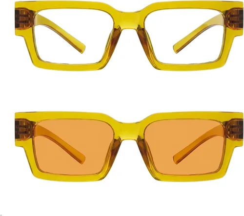 Vista 341 de Eyekepper Gafas de luz azul para hombre y mujer, paquete de 6 lentes Pilot Paquete de 6 color mezclado