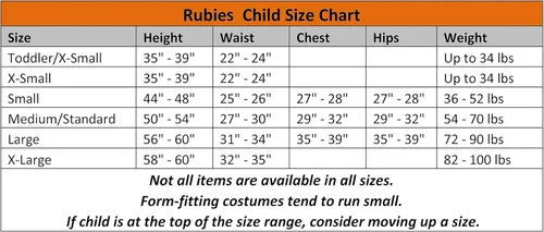 Vista 2 de Rubie's Disfraz infantil de pasta, para dormir, talla L