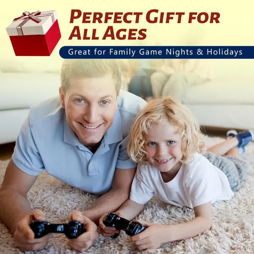 Vista 7 de HRYYDS 2025 Retro Gaming Console Pro 4K HDMI with 40,000+ Built-in Classic Video Games - Plug & Play Game Stick for TV with 2 Wireless Controllers