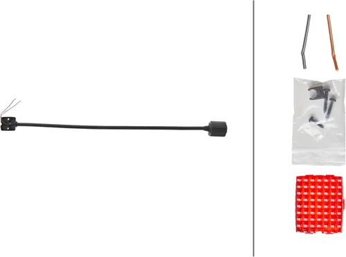 Vista 5 de HELLA - Luz flexible para lectura 004532161 '4532, de 24 pulgadas, 12 voltios DC, con carcasa negra