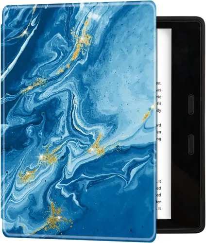 Vista 7 de BOZHUORUI Funda suave para Kindle Oasis (10ª generación, lanzamiento 2019 y 9ª generación, versión 2017) – Funda protectora delgada y ligera