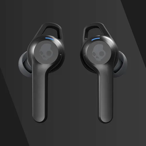 Vista 2 de Skullcandy Indy Evo XT - Auriculares inalámbricos intrauditivos, batería de 30 horas, micrófono, funciona con dispositivos iPhone, Android