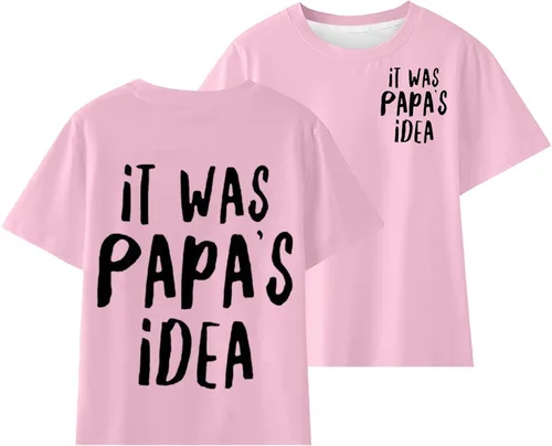 Vista 4 de Camisetas gráficas para bebés y niñas, camiseta de manga corta con estampado lindo, 100 a 160 algodón, 18 meses